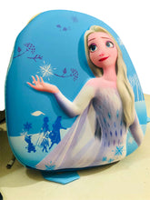 Frozen Elsa Character Backpack For Girls Hard Shell Kindergarten School Bag For School, Travel And Picnic Purpose